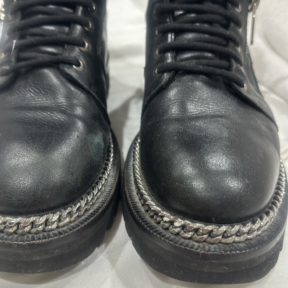 $850 BALMAIN Army Ranger Boots size 8.5 - Picture 8 of 13